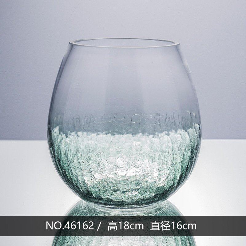 钻石星玻璃花瓶ins风冰裂大肚水培插花器家居软装 摆件花瓶,餐饮具,洋酒/威士忌杯,淘宝优惠券,粉丝福利购,淘宝优惠卷