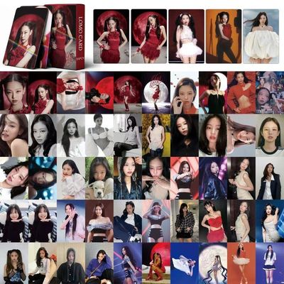 现货55张粉墨JENNIE小卡闪卡金智妮卡片新专辑写真集明星同款周边