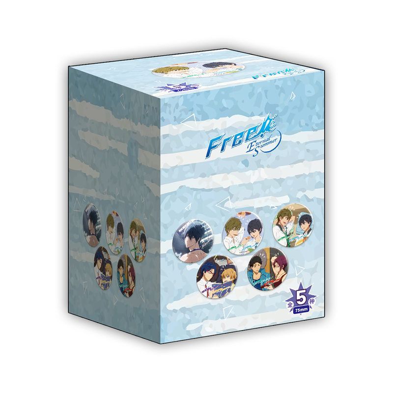 漫序 正版双人75mm双闪吧唧冰箱贴盲盒 七濑遥松冈凛 橘真琴