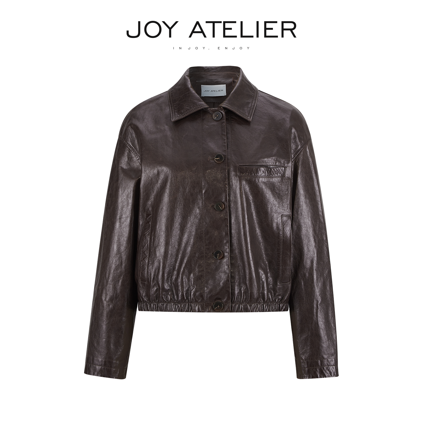 西班牙进口头层绵羊皮短外套