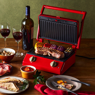 BRUNO大型三明治机热压早餐机家用煎牛排面包多功能吐司机送礼物