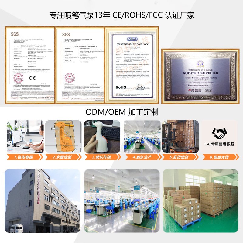 喷笔头皮迷你美甲喷枪颜料喷绘气动蛋糕喷漆上色喷笔画笔笔枪图片
