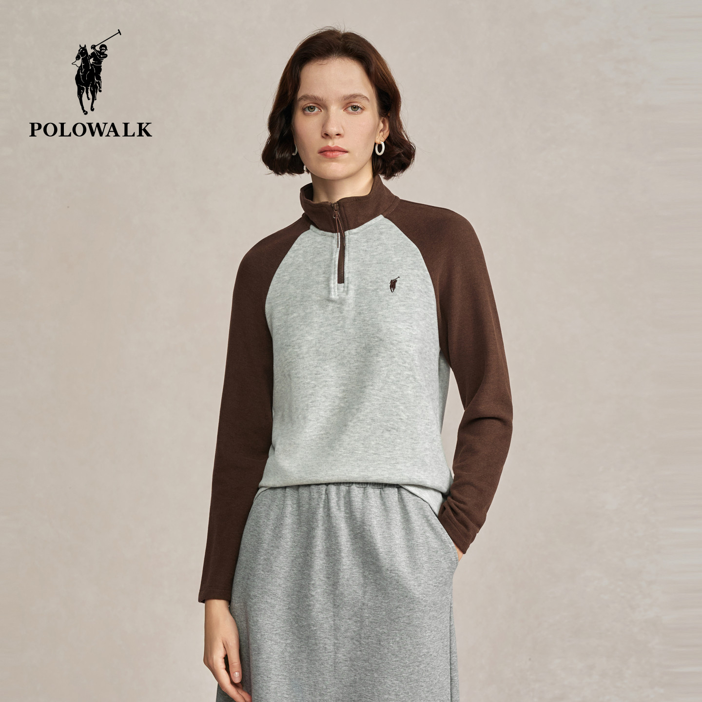 ��ɫ 160/M POLOWALKŮʽ����T��2025�＾��Ʒ�ٴ������������а���������Ů 154Ԫ