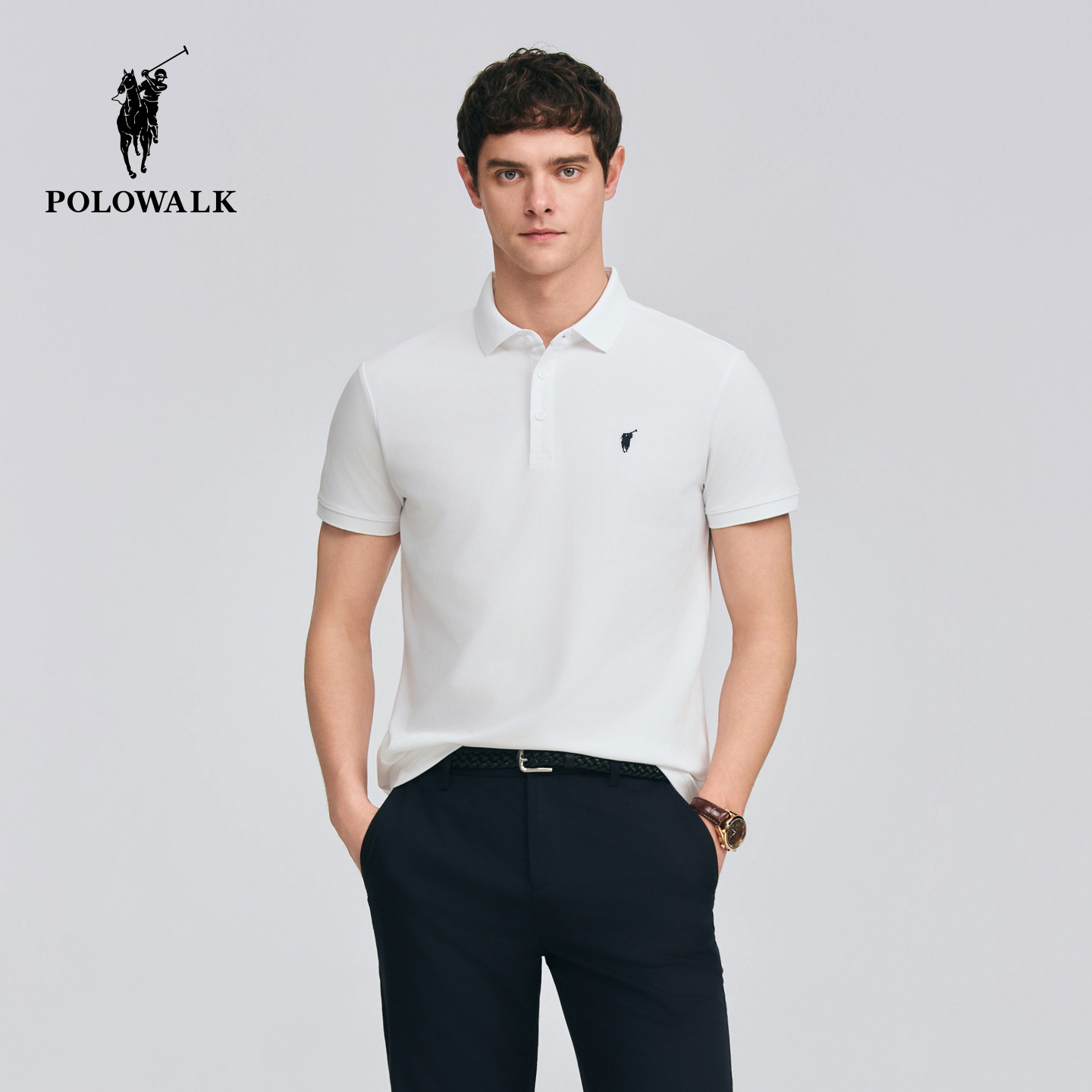 POLOWALK男式短袖POLO衫