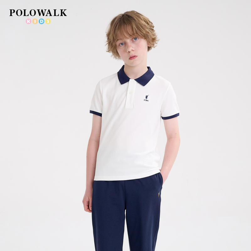 休闲短袖polo衫POLOWALK
