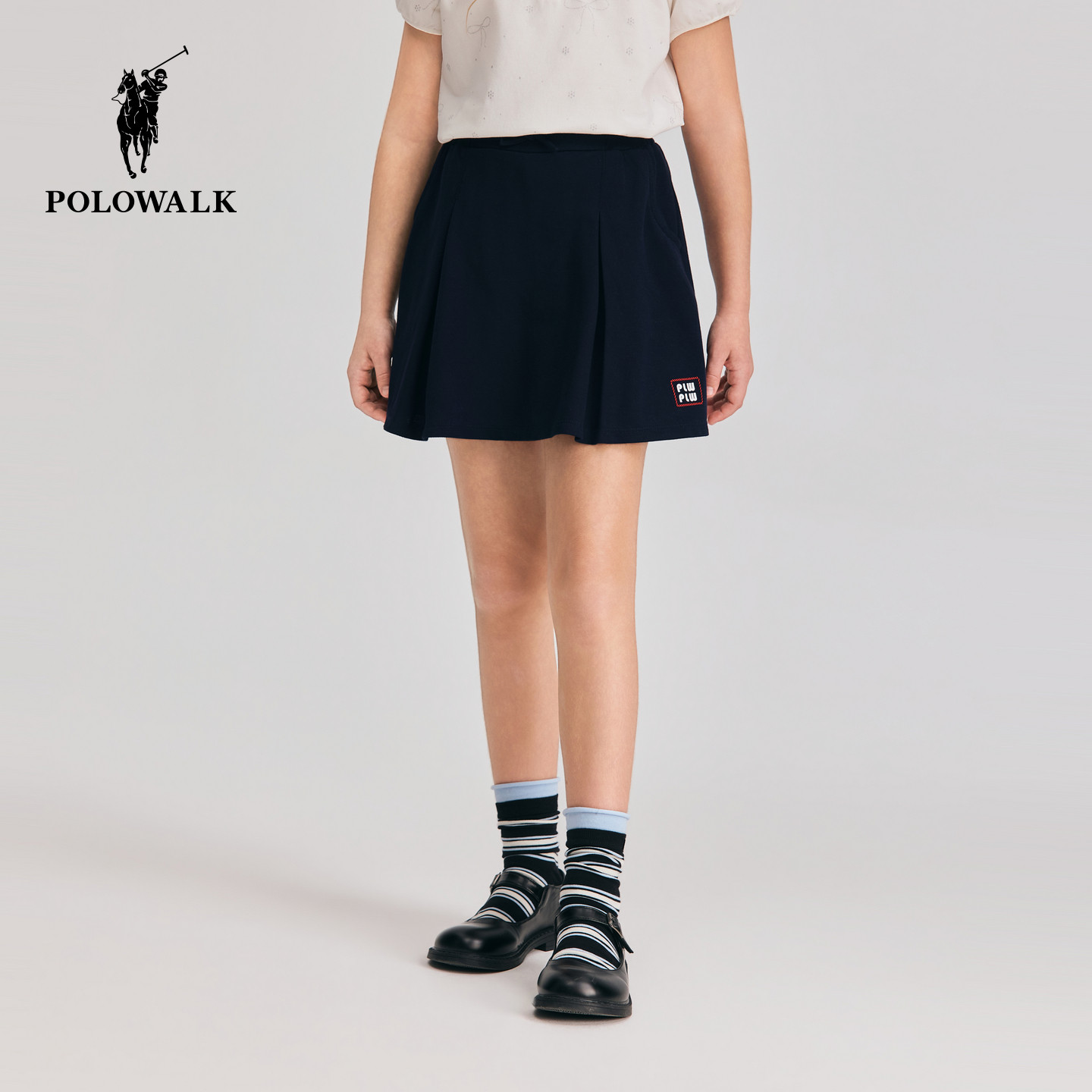 POLOWALK女童净色裙裤