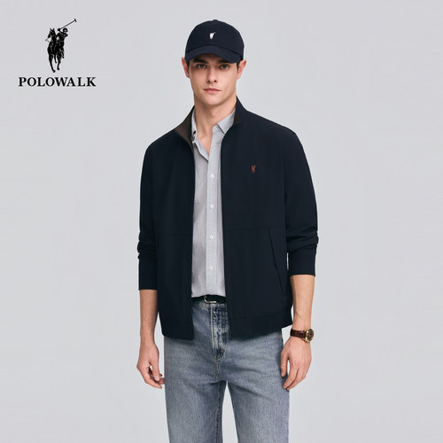 POLOWALK简约立领休闲外套