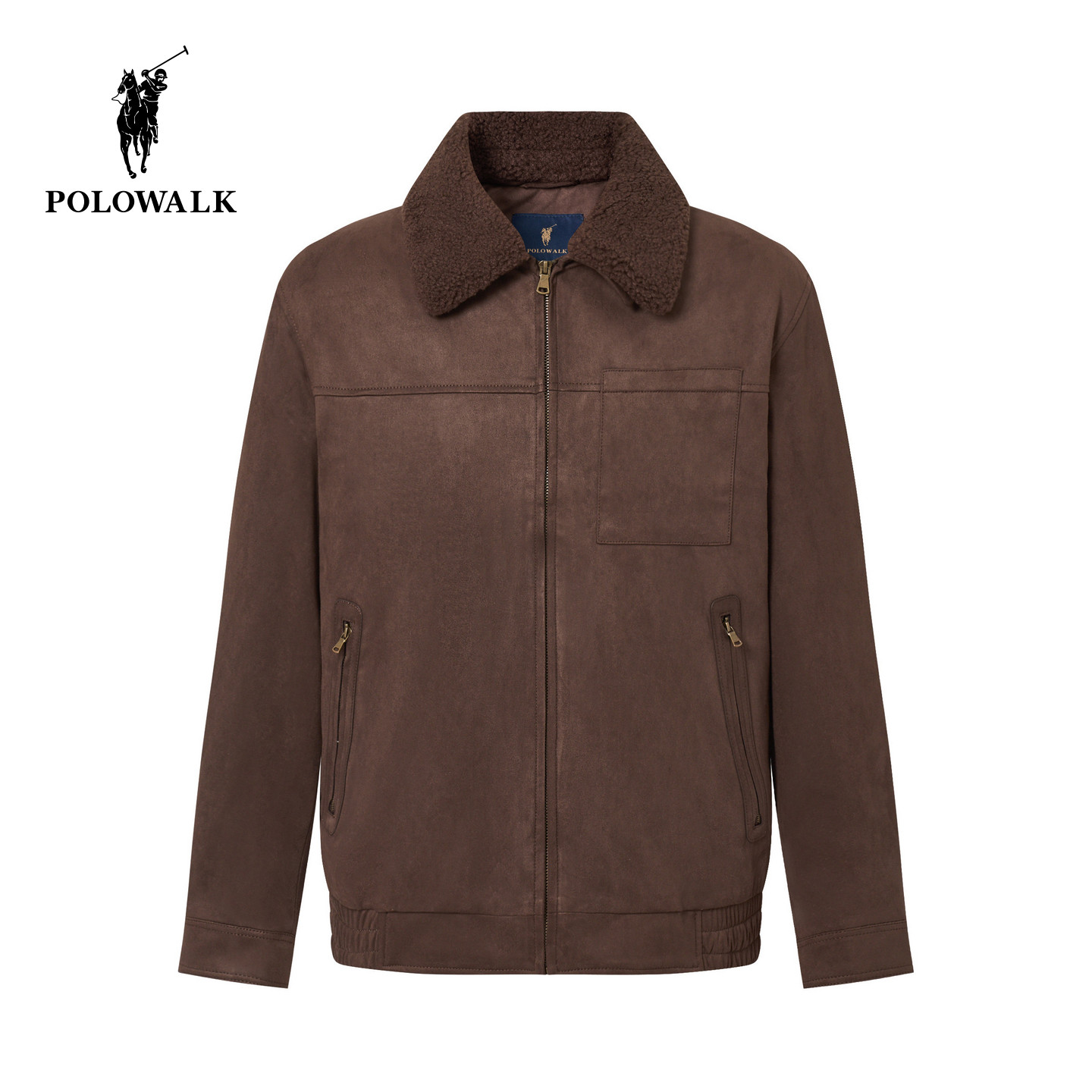 【90鸭绒】POLOWALK男式羽绒服2026冬季新品翻领复古时髦百搭外套
