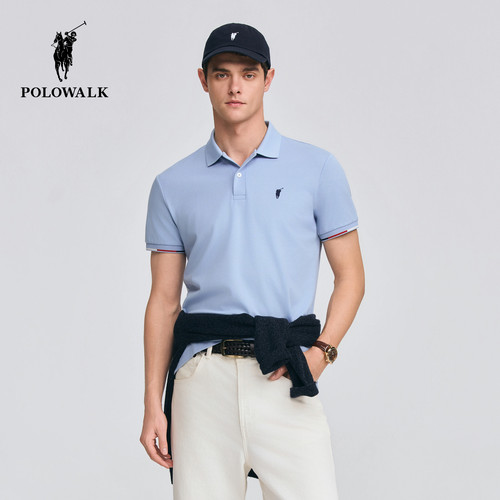 POLOWALK翻领短袖POLO衫