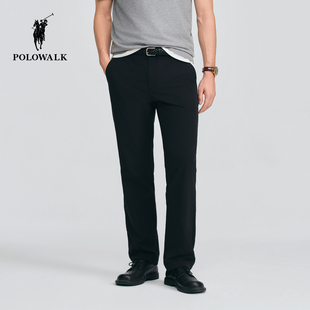 新品 2026春夏裤 男装 经典 POLOWALK男式 直筒通勤商务休闲长裤 休闲裤