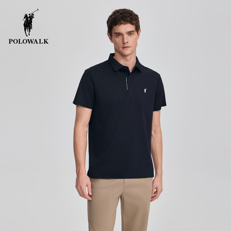 POLOWALK男式短袖POLO衫夏季新品百搭休闲T恤休闲男装上衣