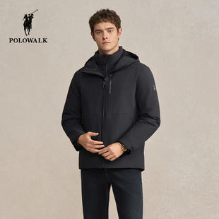 【一衣三穿】POLOWALK男式羽绒服2025冬季新品90鸭绒连帽羽绒服