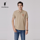 polo衫 男士 半袖 冰氧吧 凉感休闲t恤 时尚 POLOWALK短袖 新款 夏季