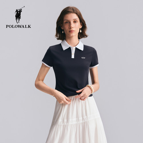 POLOWALK女式短袖POLO衫