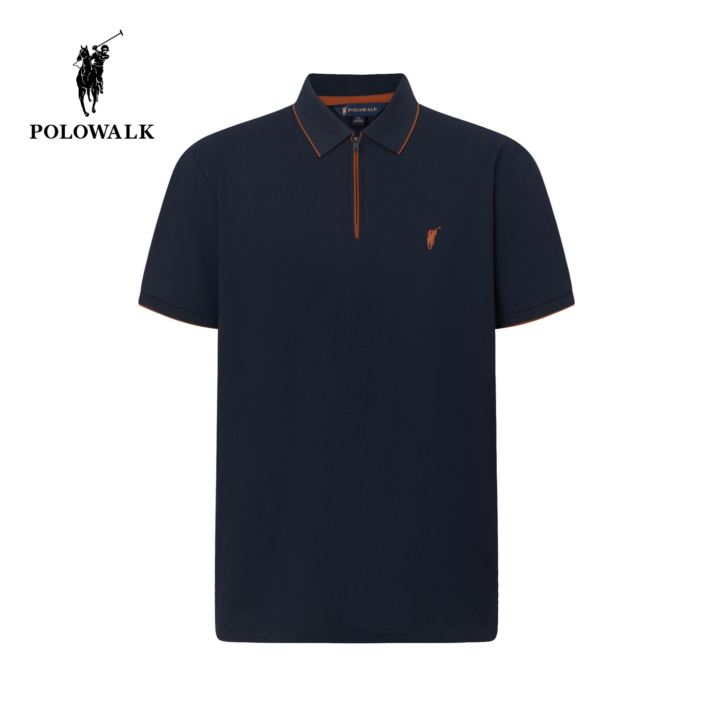 POLOWALK男式短袖POLO衫2026夏季新品商务休闲撞色短袖POLO衫上衣