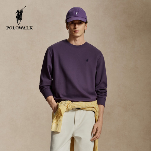 POLOWALK男式净色卫衣