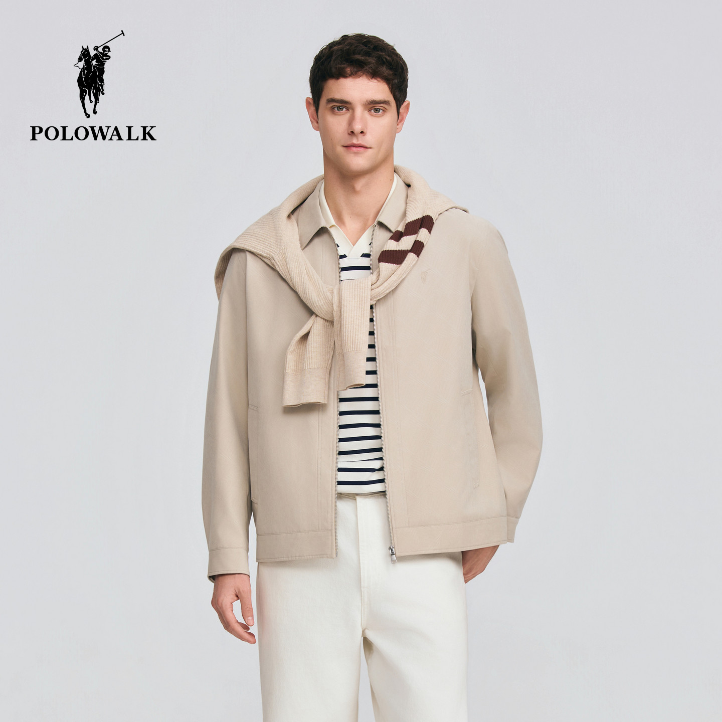 POLOWALK男式净色外套图片