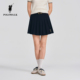 新品 POLOWALK女式 半裙2026春夏裤 学院风刺绣百褶短裙A字半身裙