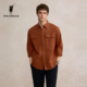长袖 翻领复古工装 衬衫 POLOWALK男装 2026春季 新品 风通勤衬衣男式