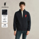 特惠 POLOWALK男士 半高领加绒针织开衫 秋冬款 商务通勤保暖上衣
