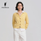 长袖 休闲淑女纯色长袖 针织衫 POLOWALK女式 2026春季 新品 针织开衫