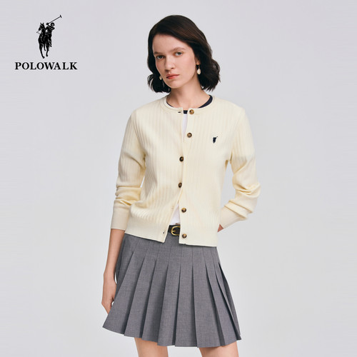 POLOWALK女式长袖针织衫