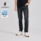 牛仔裤 装 春夏裤 直筒牛仔裤 POLOWALK男式 百搭裤 新品 潮流长裤