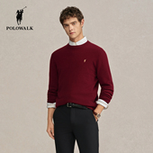 5A抗菌2A防螨男式 羊毛衫 2025冬季 新品 绵羊毛100% POLOWALK男装