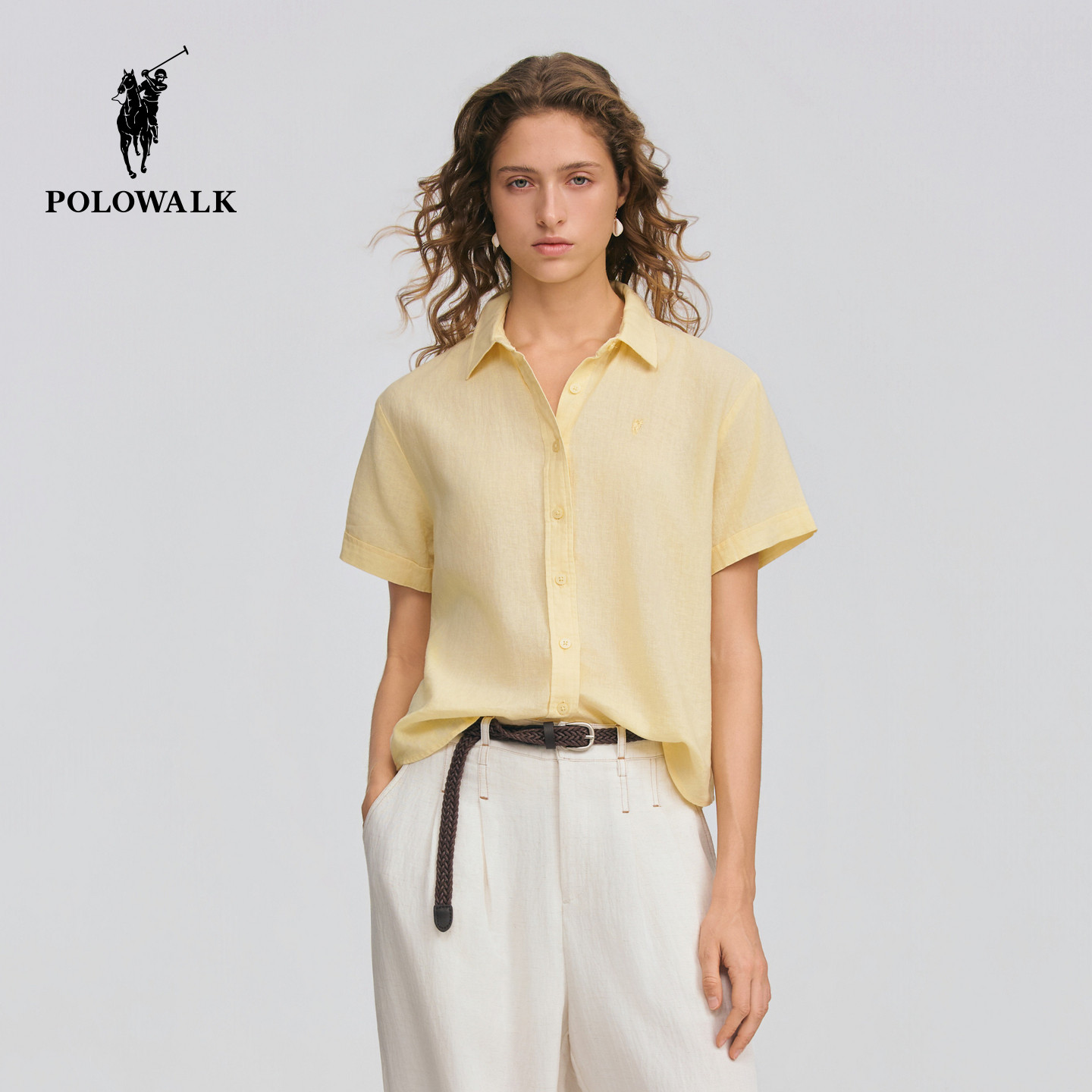 POLOWALK女式短袖衬衫