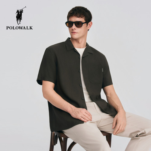 POLOWALK男式短袖衬衫
