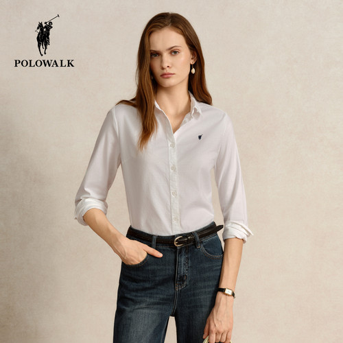 POLOWALK女式长袖衬衫