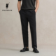 直筒休闲裤 2025秋冬裤 新品 POLOWALK男式 商务休闲松紧腰加绒长裤 男