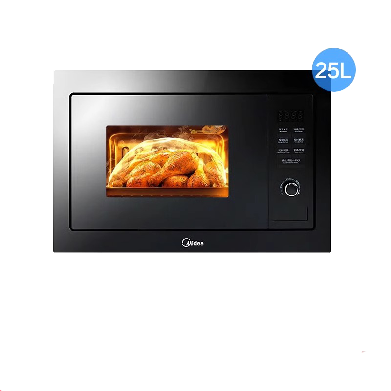 美的嵌入式微烤一体智能家用不锈钢内胆微波炉