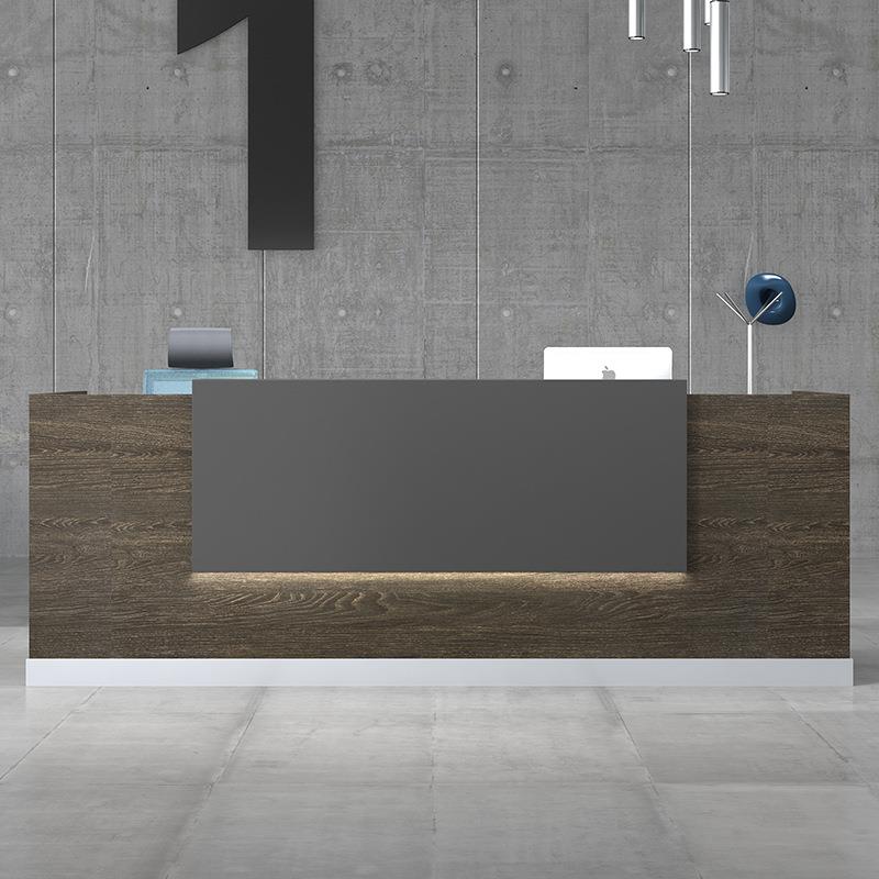 公司前台咨询台迎宾接待台时尚收银吧台办公室柜台前台办公桌