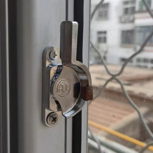 推拉门锁推拉安全窗钩配件钢防盗锁钢塑移窗扣塑窗户窗户锁扣窗