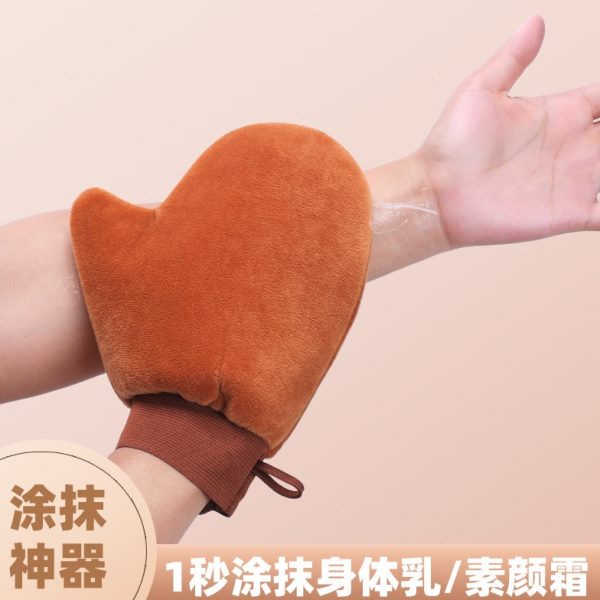 乳液便携植涂抹护肤涂抹身体乳懒人手套素颜霜润肤绒工具油