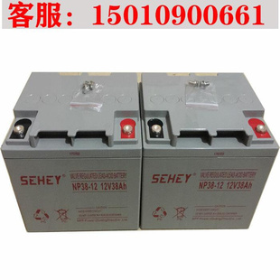 SEHEY 西力12V38AH蓄电池NP38 12铅酸直流屏UPS专用电池质保三年