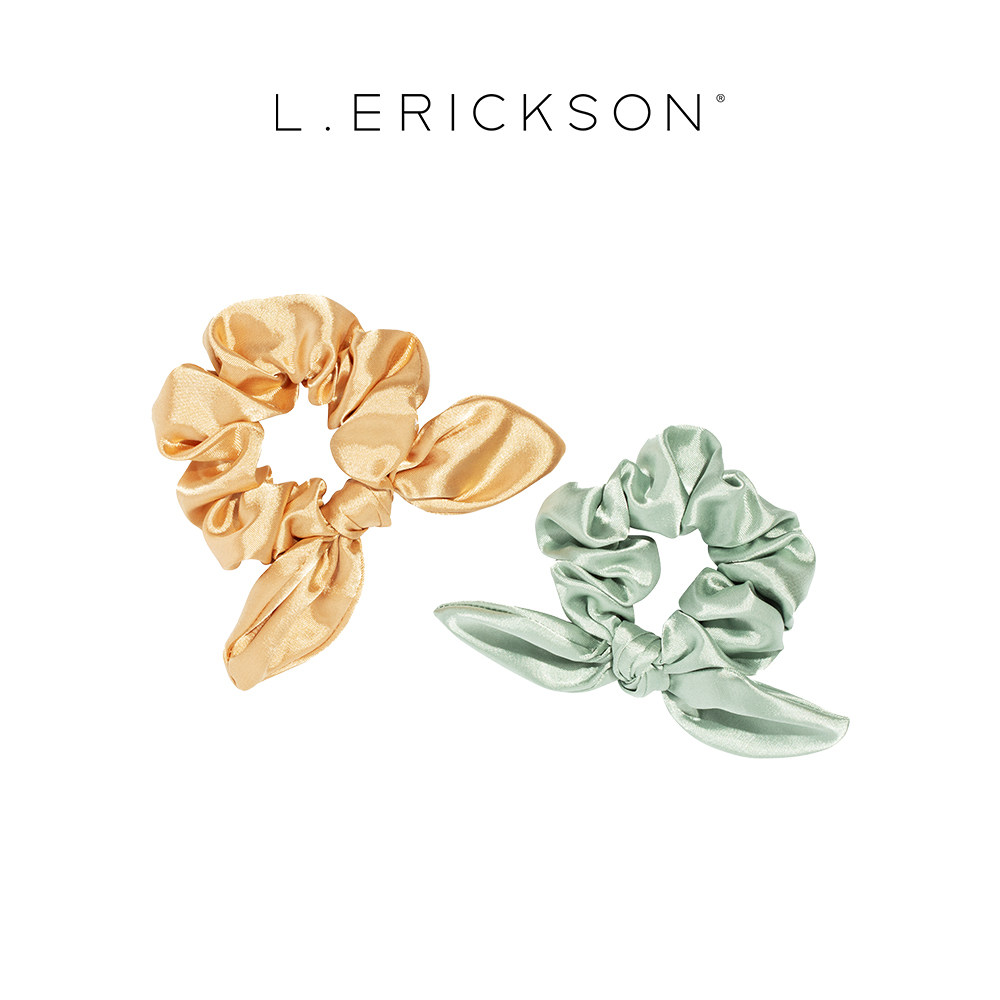 L. ERICKSON/莱丽克森丝质蝴蝶结发绳-2根