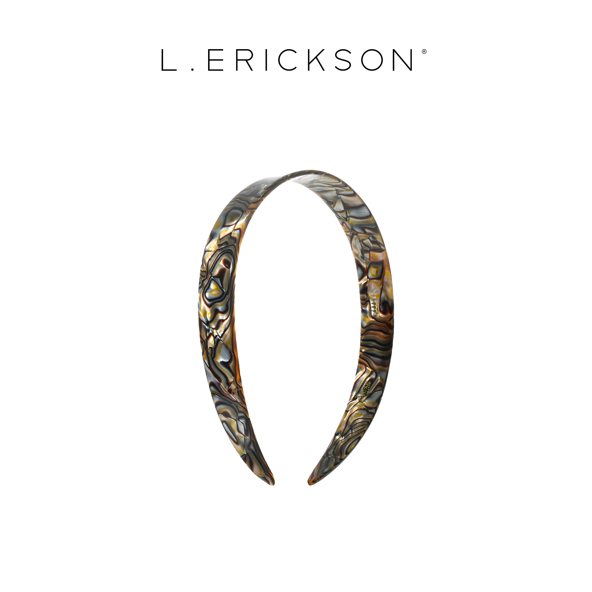 L. ERICKSON/莱丽克森法国手工制造粗版时尚醋酸发箍压发头箍