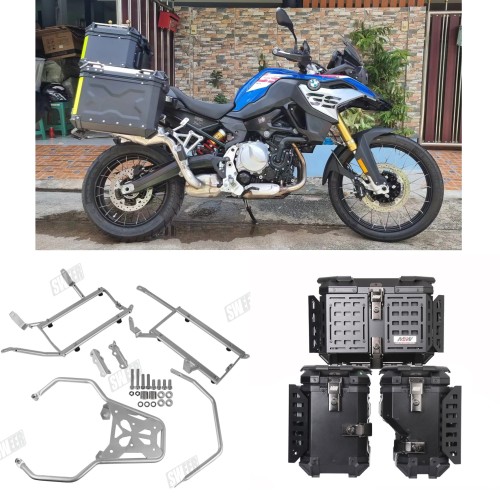 适用BMW宝马摩托车F750GS/F850GS ADV不锈钢三箱支架尾箱架边箱架