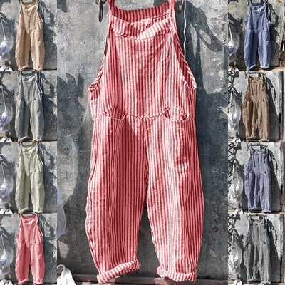 Casual overalls, casual pants for women休闲背带裤休闲裤女