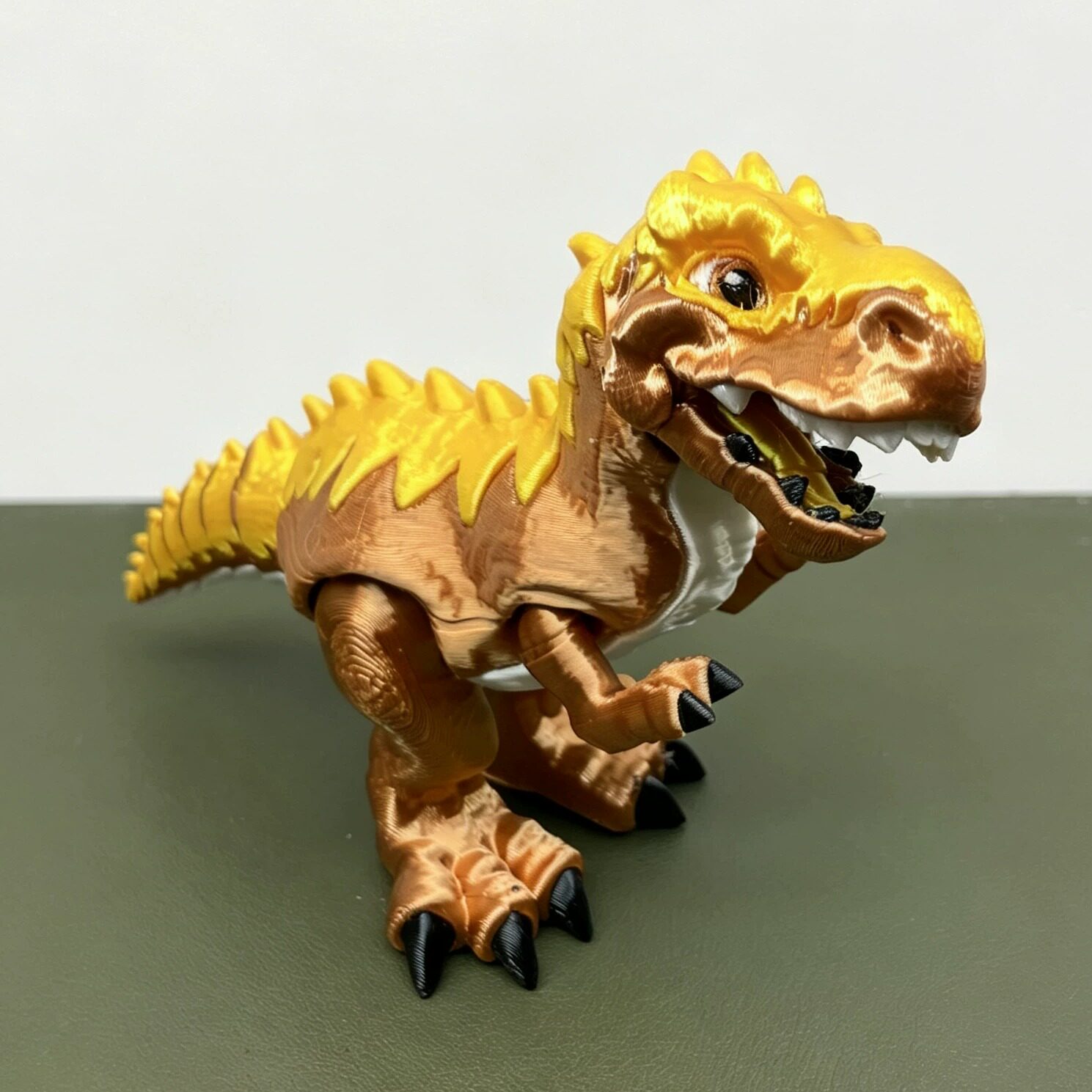 3D打印可张嘴站立棘龙摆件