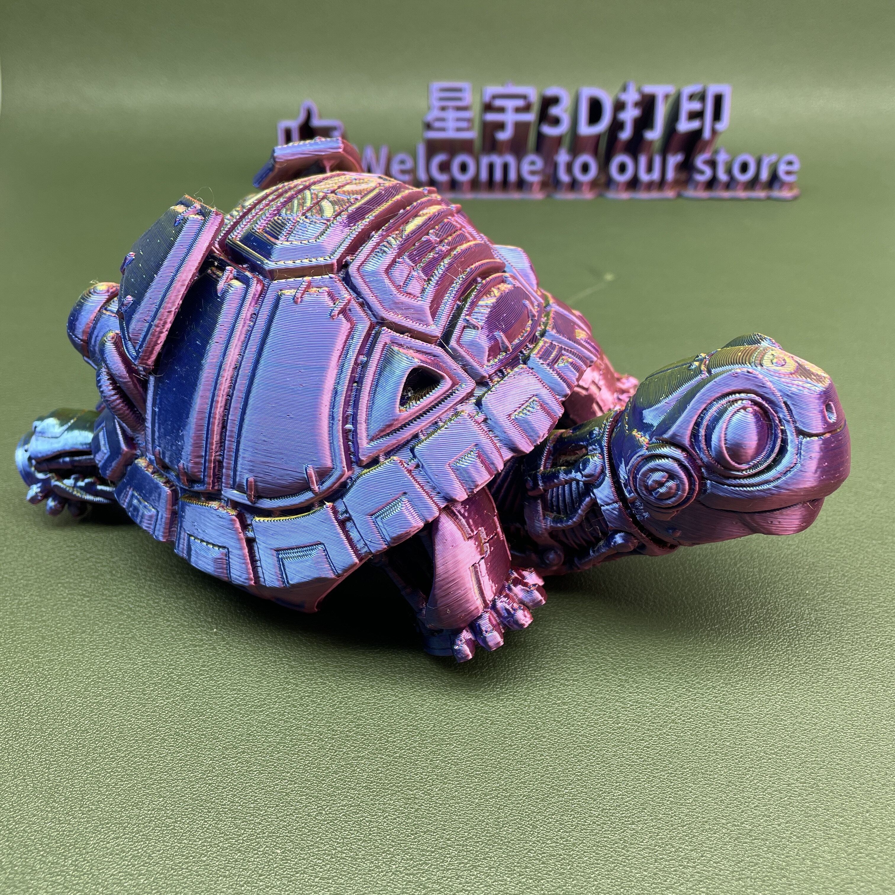 3D打印赛博朋克机甲模型