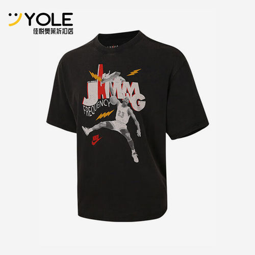 Nike/耐克正品2025夏季款男士图案休闲经典透气短袖HJ2930-010