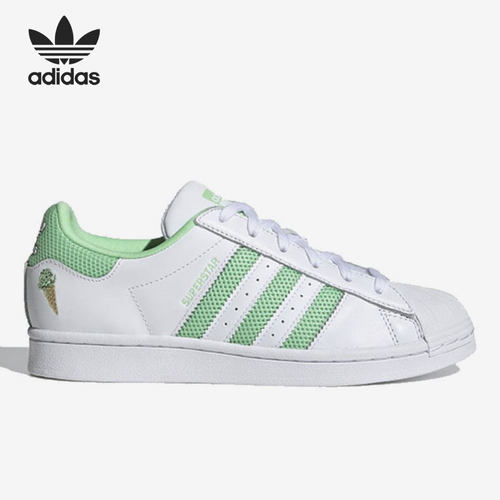 Adidas/阿迪达斯正品三叶草女子经典贝壳头低帮休闲板鞋H03894