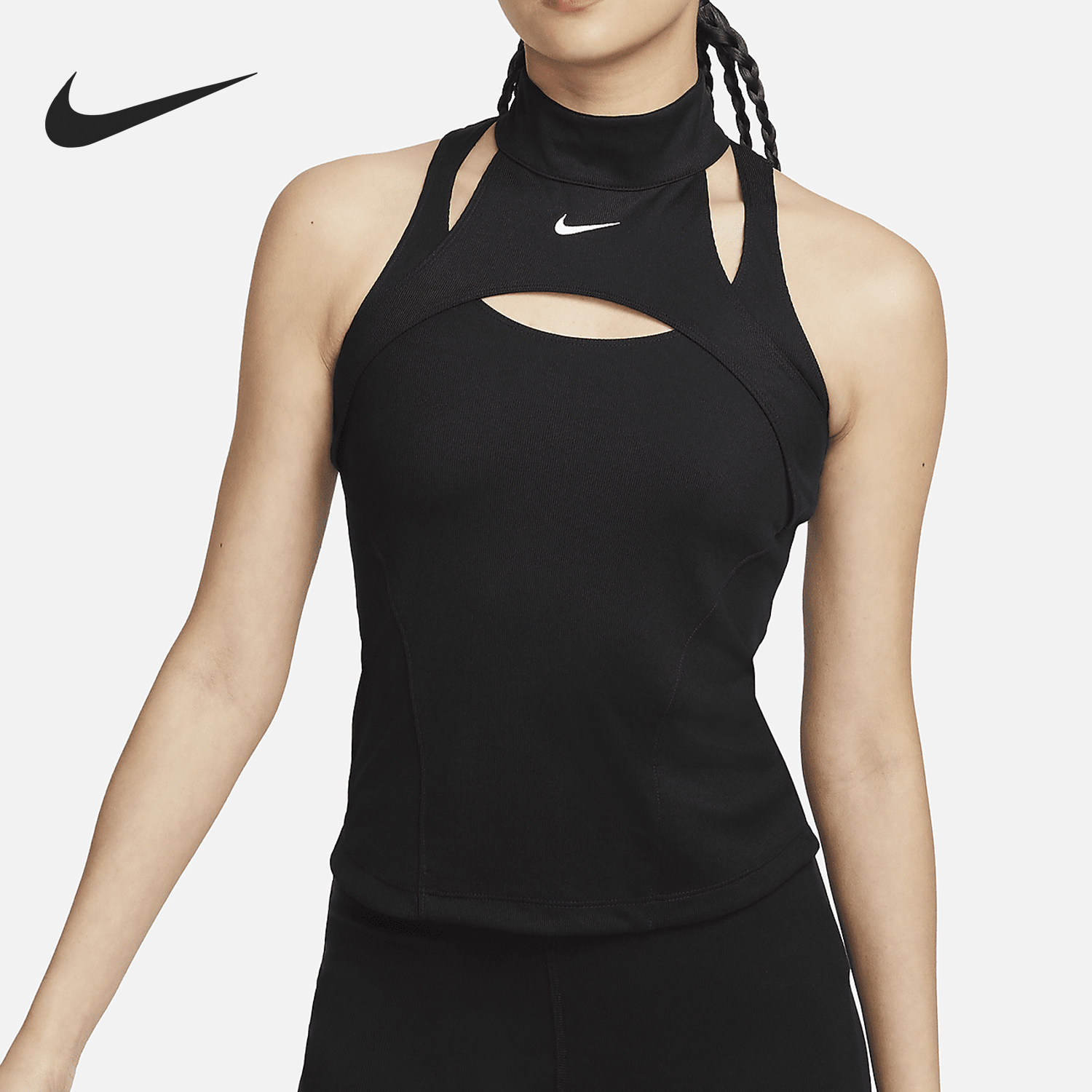 Nike/耐克正品Sportswear女士紧身无袖上衣背心FN2290-010