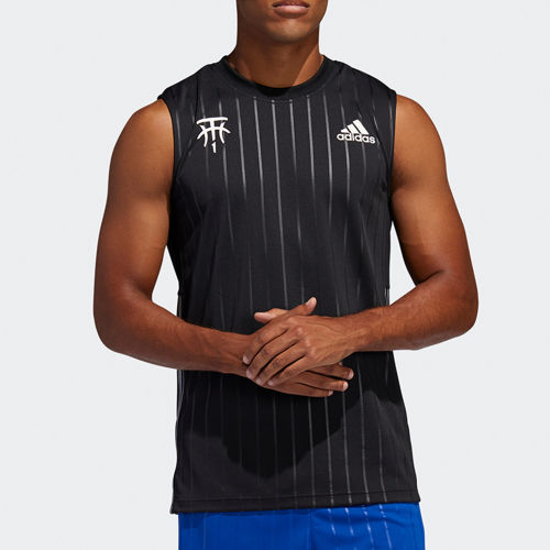 Adidas/阿迪达斯正品MAC DYN SL TANK男子篮球训练运动背心FH7724