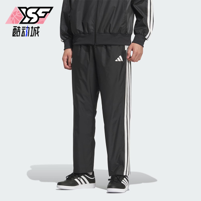 Adidas/阿迪达斯正品EsentialEsential新款男经典黑休闲裤KF3680