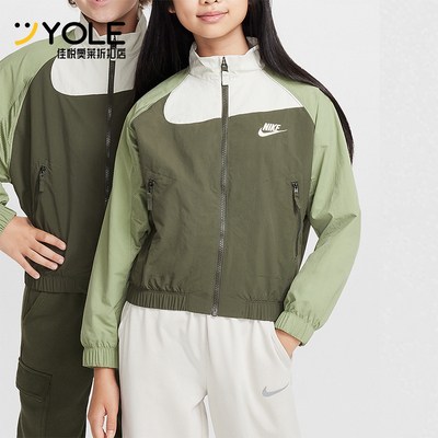 耐克运动大童梭织夹克