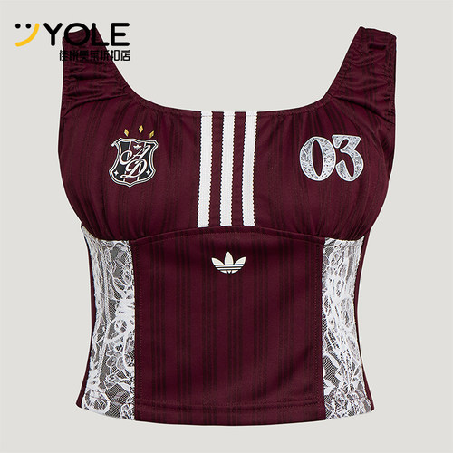 Adidas/阿迪达斯正品三叶草女士亲肤时尚复古柔软休闲T恤KU4751